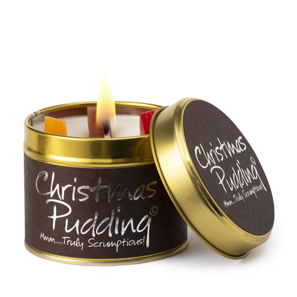 Lily-Flame Christmas Pudding Tin Candle £9.89